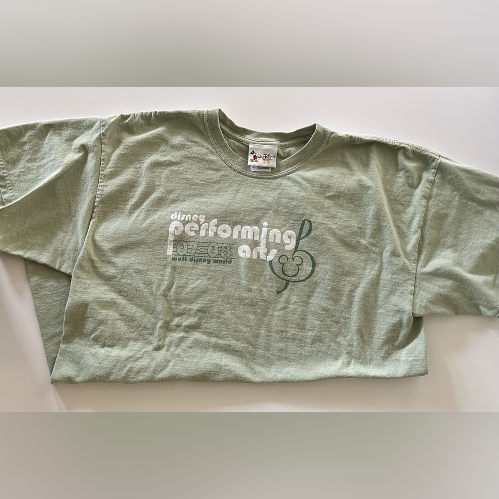 Vintage Green Disney Performing Arts Walt Disney World Size XL